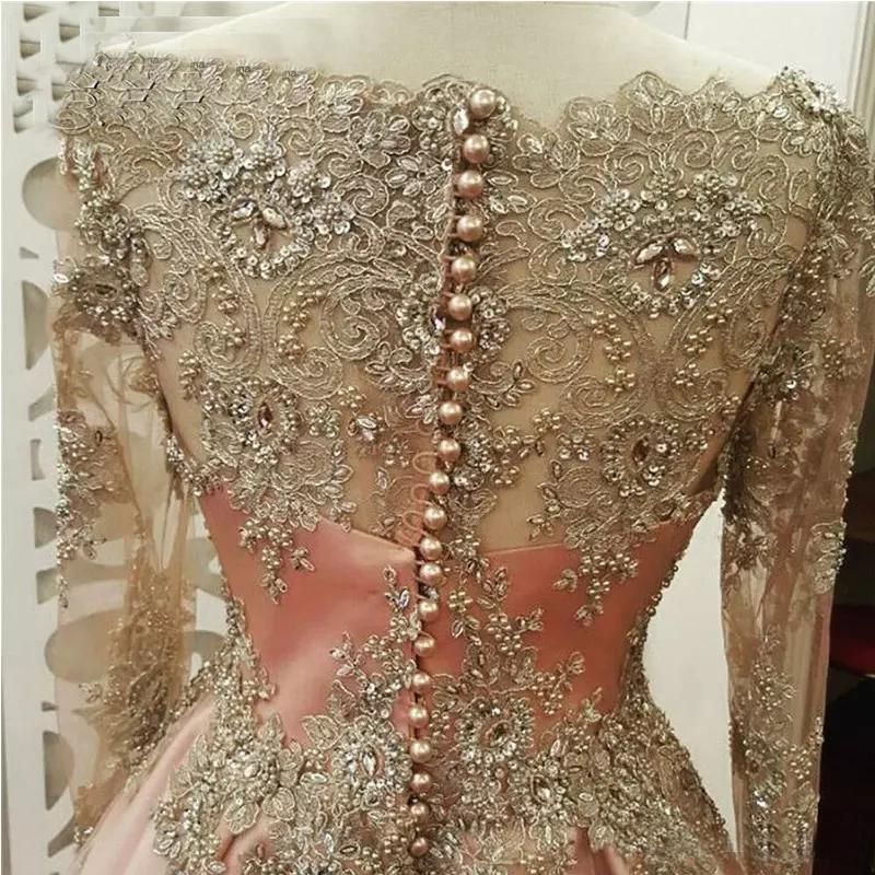 Long Mermaid Satin Appliques Lace Formal Evening Dresses with Sleeves