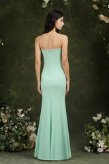 Stunning Long Mermaid Bateau Appliques Lace Ruffles Formal Dress