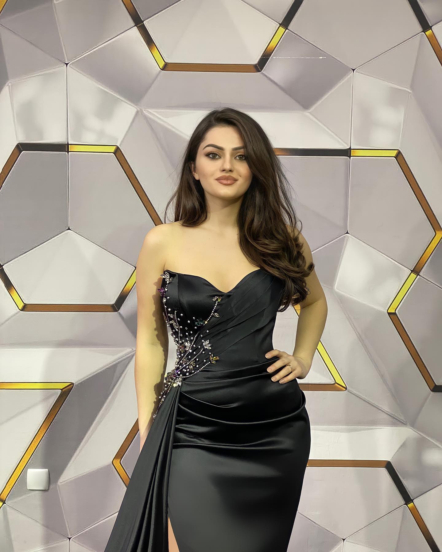Sexy Black Long Sweetheart Ruffles Mermaid Prom Dress With Side Slit