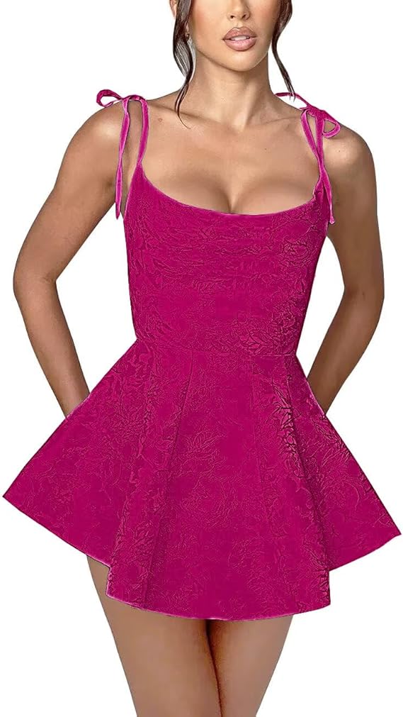 A-line Short Spaghetti Straps Satin Sleeveless Homecoming Dress