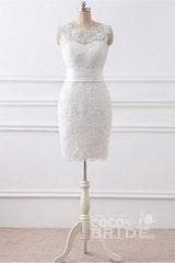 Gorgeous Long White Mermaid Tulle Lace Wedding Dresses With Detachable Skirts