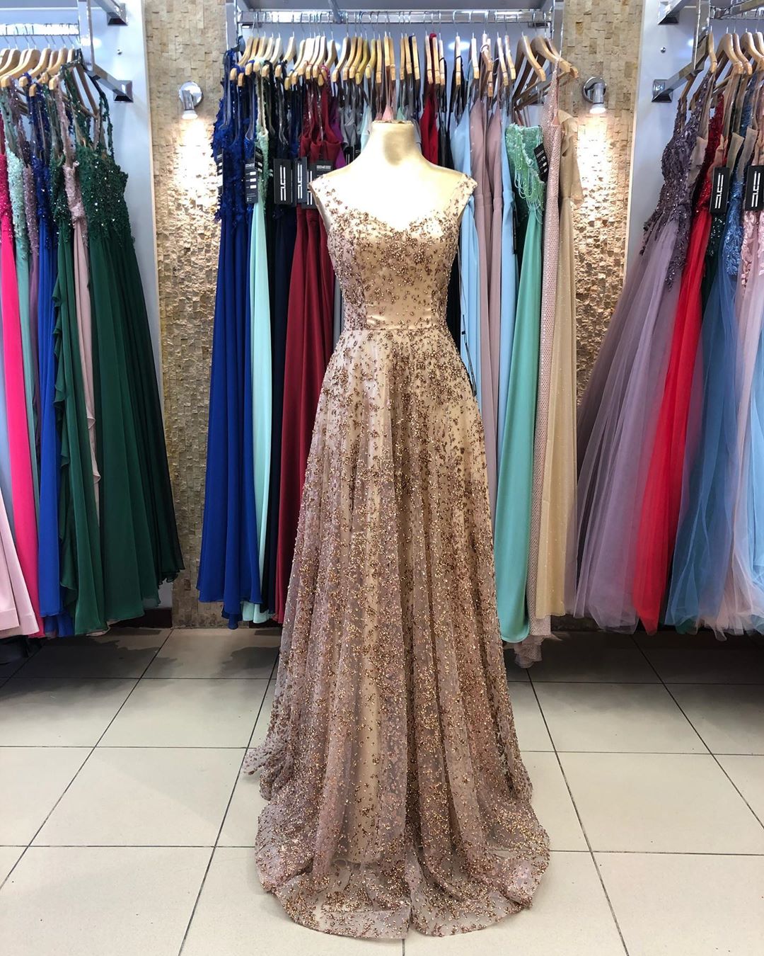 Long A-line Sweetheart Spaghetti Straps Backless Prom Dress